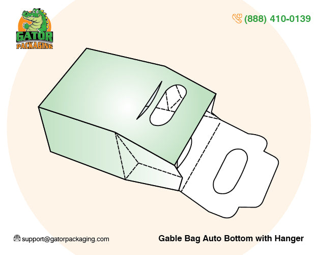Gable Bag Auto Bottom with Hanger