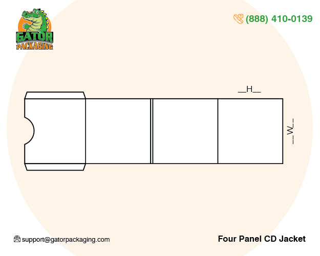 Four Panel CD Jacket