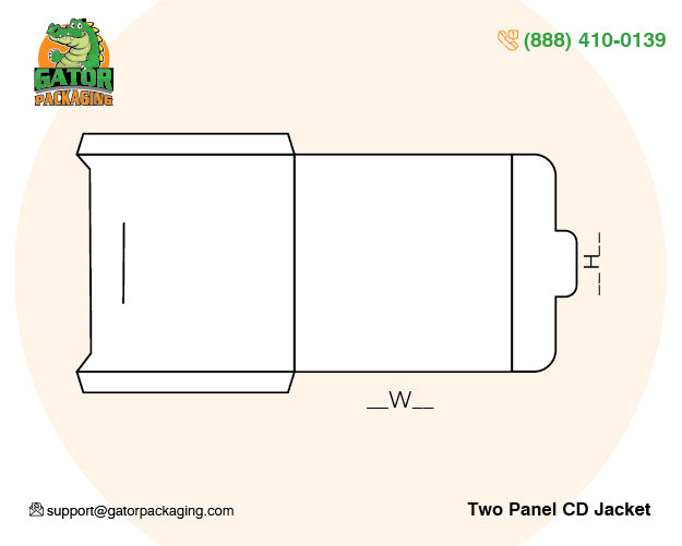 Two Panel CD Jacket