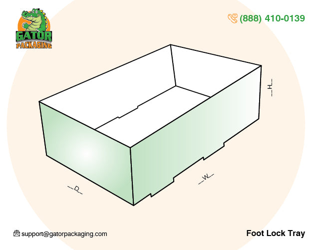 Double Wall Foot Lock Boxes