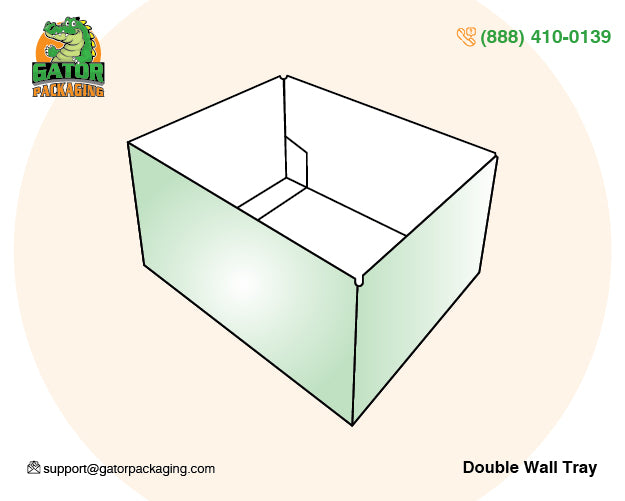 double wall tray boxes