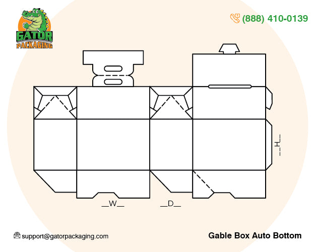 Gable Box Auto Bottom
