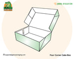 Four Corner Cake Box