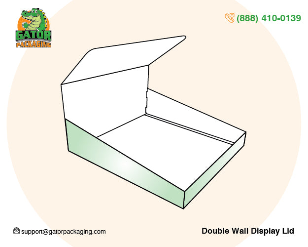 Double Wall Display Lid Boxes