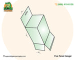 five panel hanger boxes