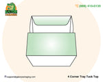 4 corner tray tuck top