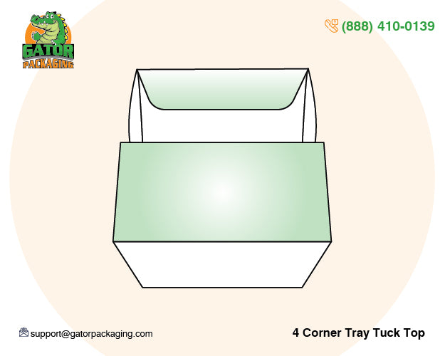 4 corner tray tuck top