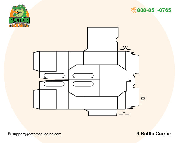 4 Pack Bottle Carrier