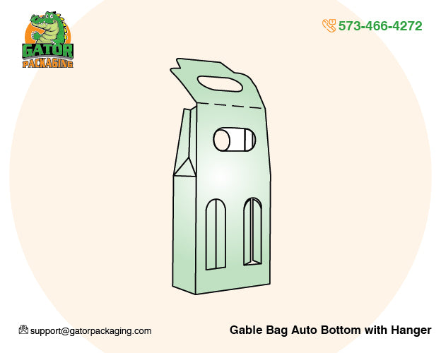 Gable Bag Auto Bottom with Hanger