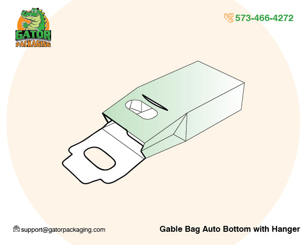 Gable Bag Auto Bottom with Hanger