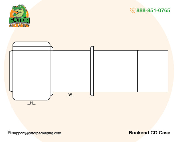 Bookend CD Case
