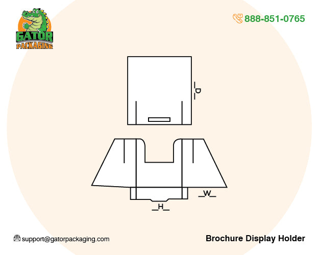 Brochure Display Holder