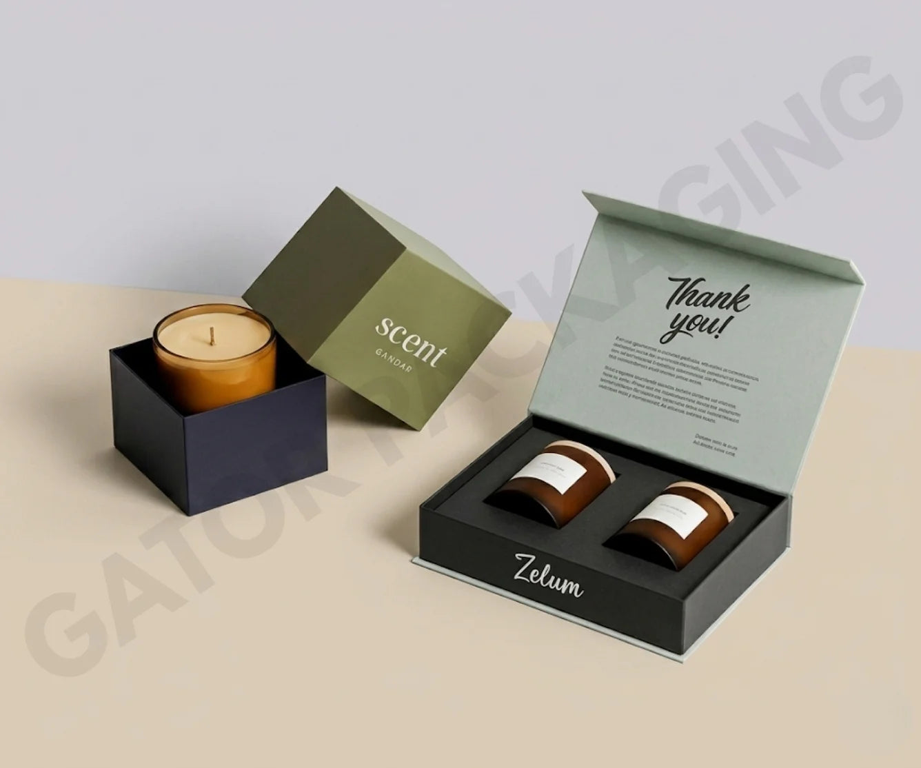 Custom Candle Gift Boxes