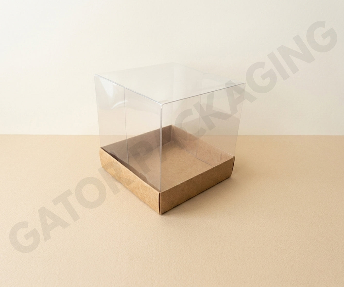 Kraft-Clear-Lid-Boxes