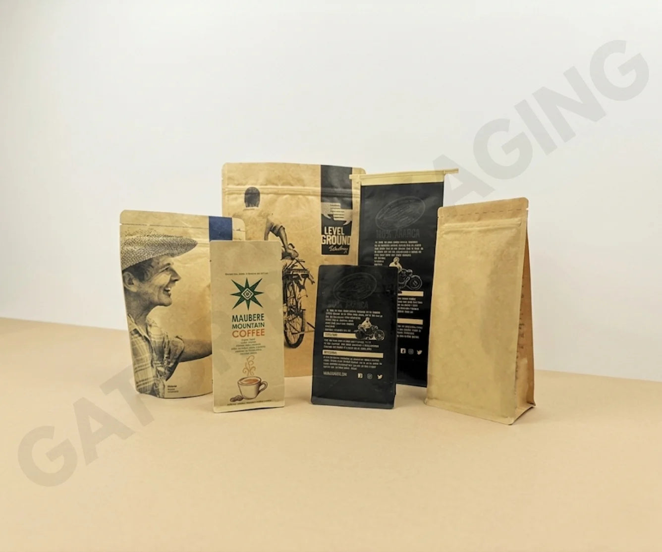 Coffee Kraft Bags Wholesale
