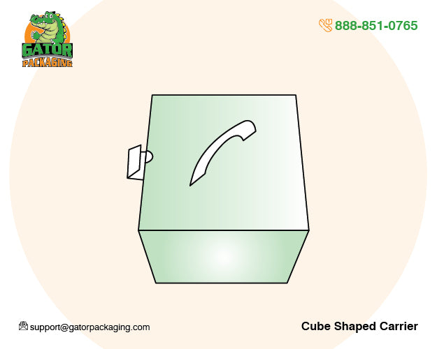 Cube Shaped Carrier Boxes
