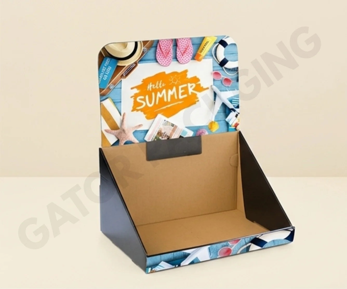 Custom Cardboard Counter Top Display Boxes Wholesale