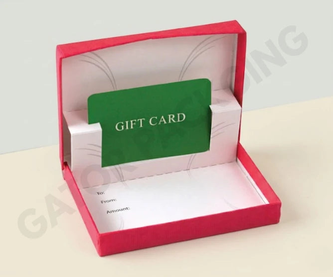 Custom Gift Card Boxes