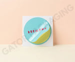Custom Glossy Stickers in bulk