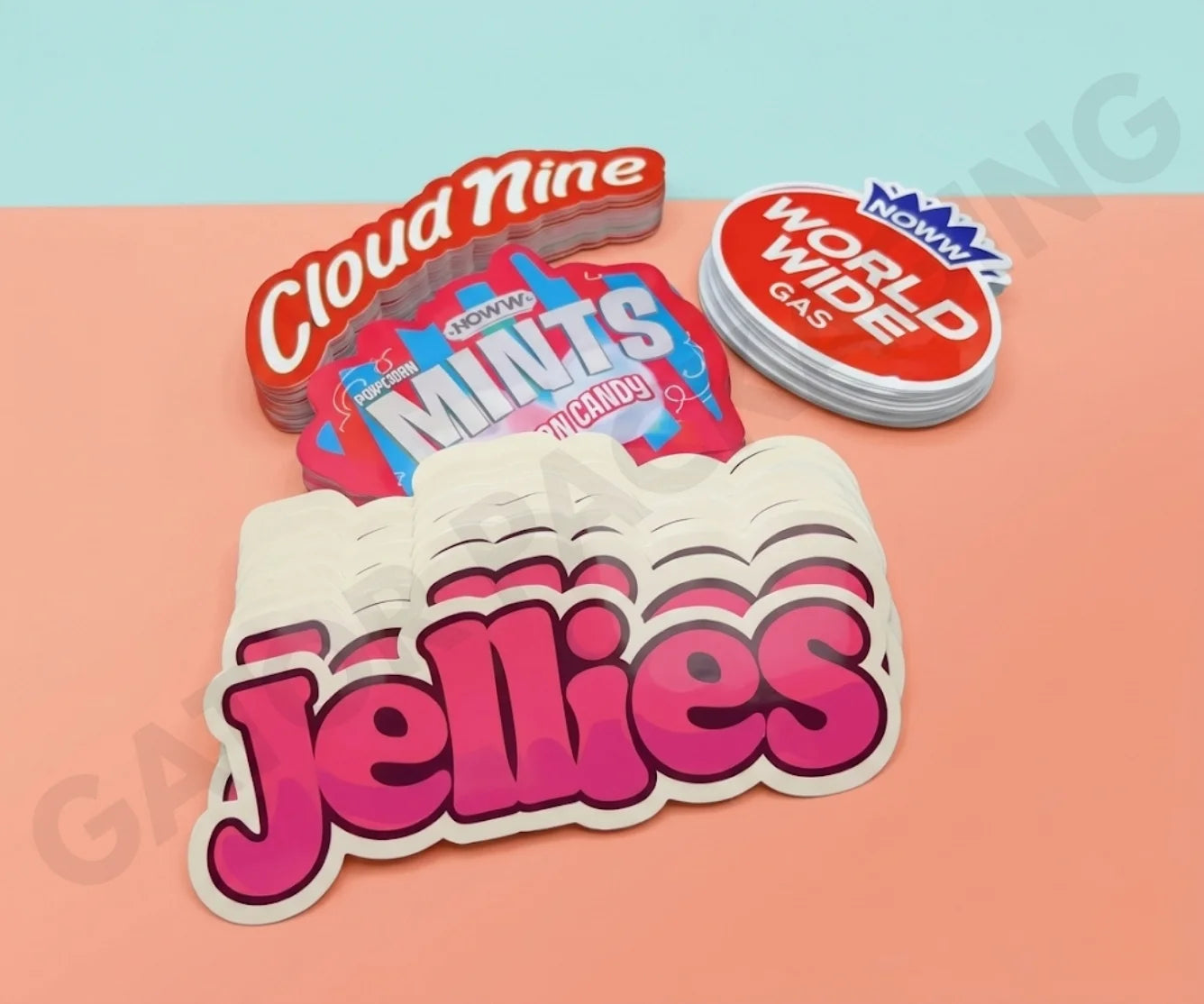 Custom Glossy Stickers Wholesale