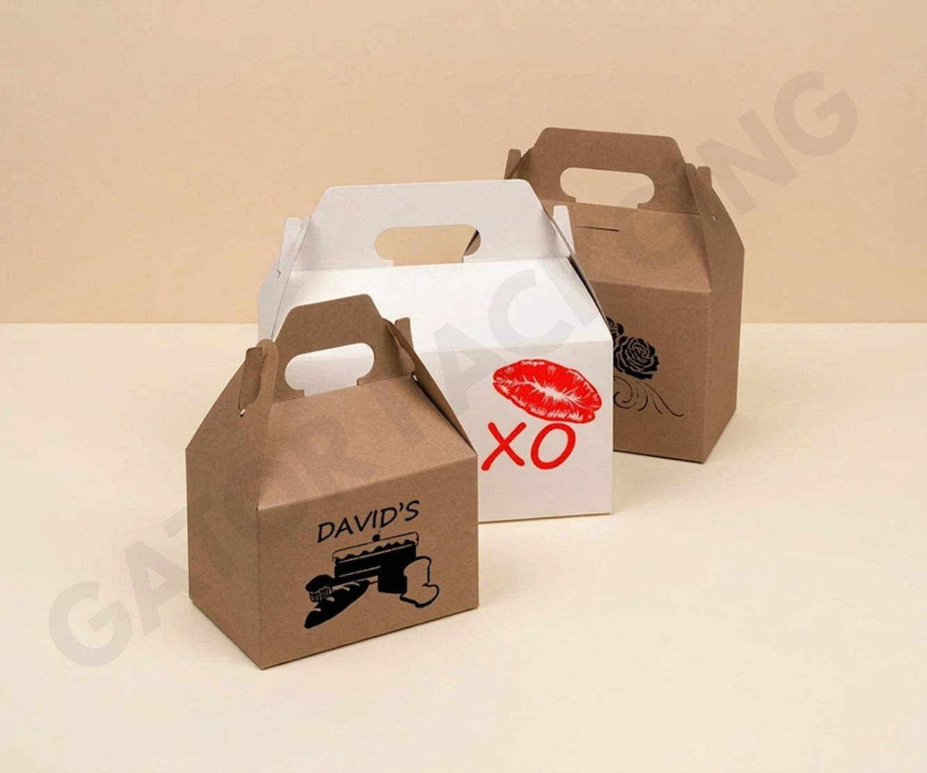 Kraft-Gable-Boxes