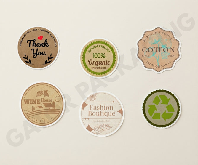 Die-Cut-Kraft-Stickers