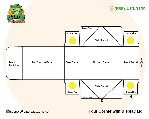 4 Corner with Display