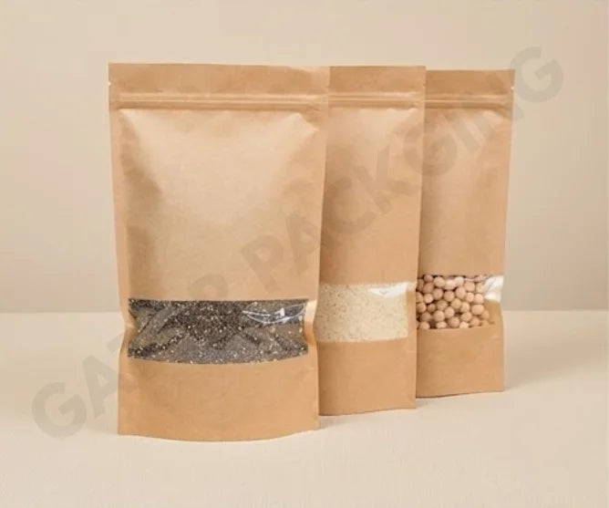 Customized-Kraft-Stand-Up-Pouches