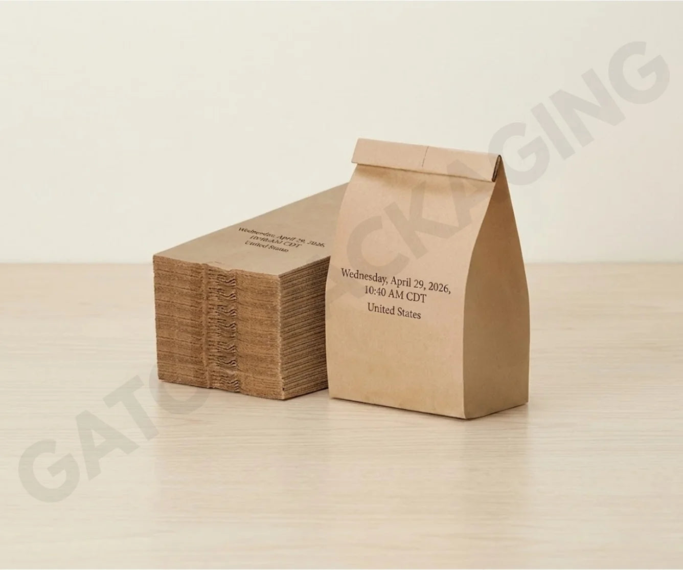 Custom Paper Lunch Bags Wholesale
