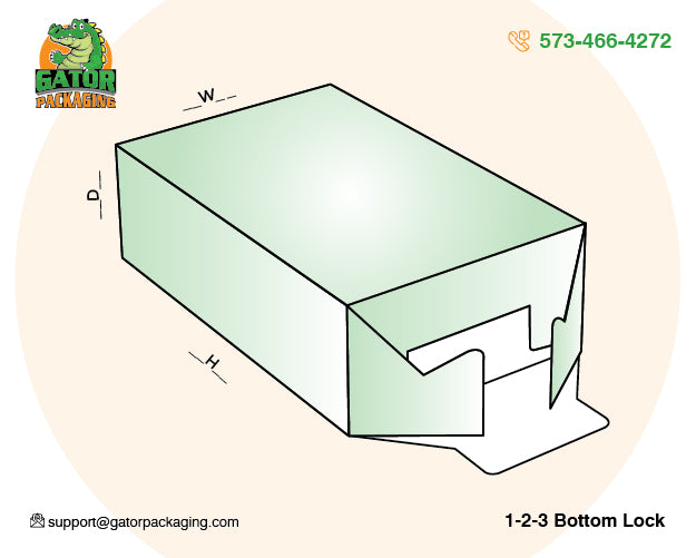 1-2-3 Bottom Lock