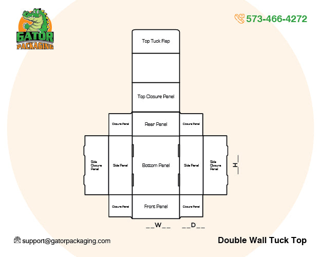 Double Wall Tuck Top Boxes