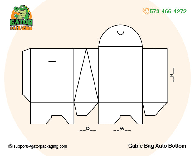 Gable Bag Auto Bottom