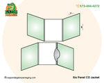Six Panel CDs Jackets