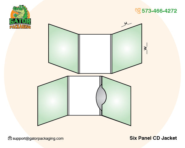 Six Panel CDs Jackets