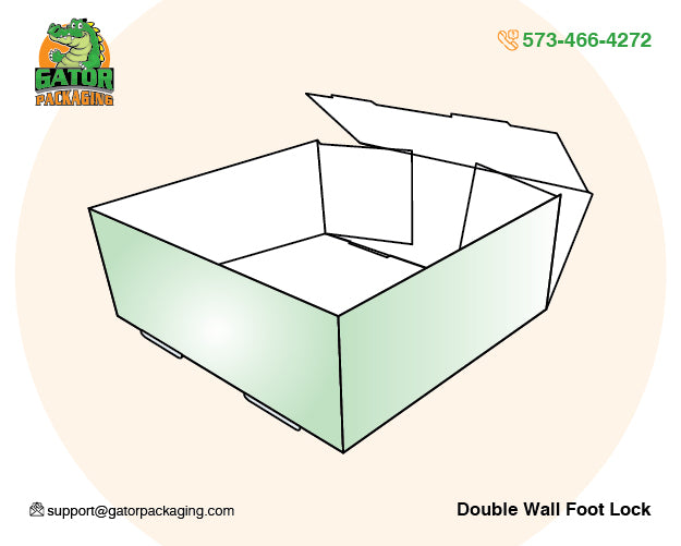 Double Wall Foot Lock Boxes