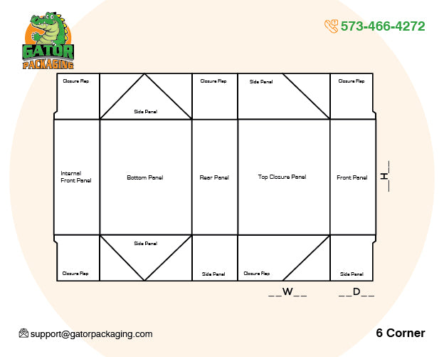 6 Corner Boxes