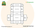 Double wall tuck front Boxes