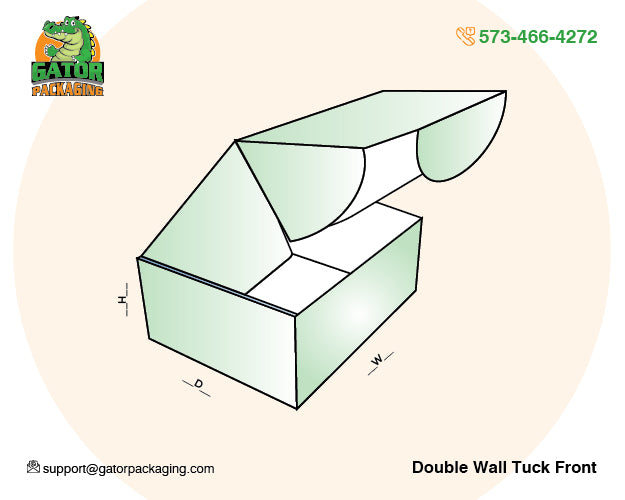 Double wall tuck front Boxes