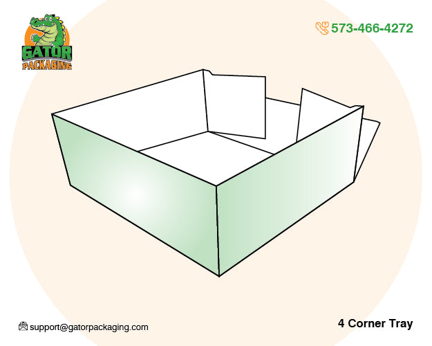4 Corner Tray boxes