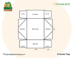 4 Corner Tray boxes