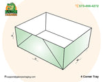 4 Corner Tray boxes