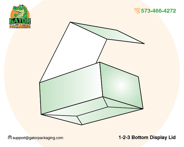 1-2-3 Bottom Display Lid