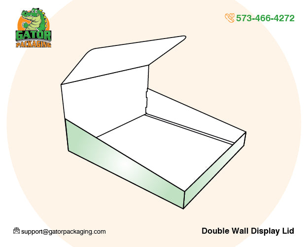 Double Wall Display Lid Boxes
