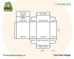Five Panel Hanger Boxes