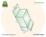 Five Panel Hanger Boxes