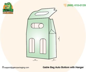 gable bag auto bottom with hanger