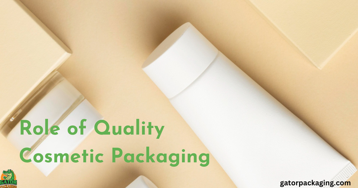 Cosmetic products white and light brown color