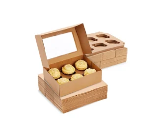 Custom Kraft Cupcake Boxes